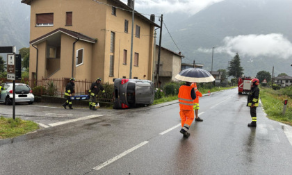 Incidente a Somaggia, feriti due pensionati