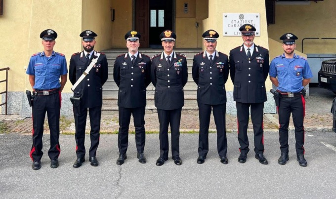 Il Comandante Interregionale Carabinieri in visita nel Piccolo Tibet