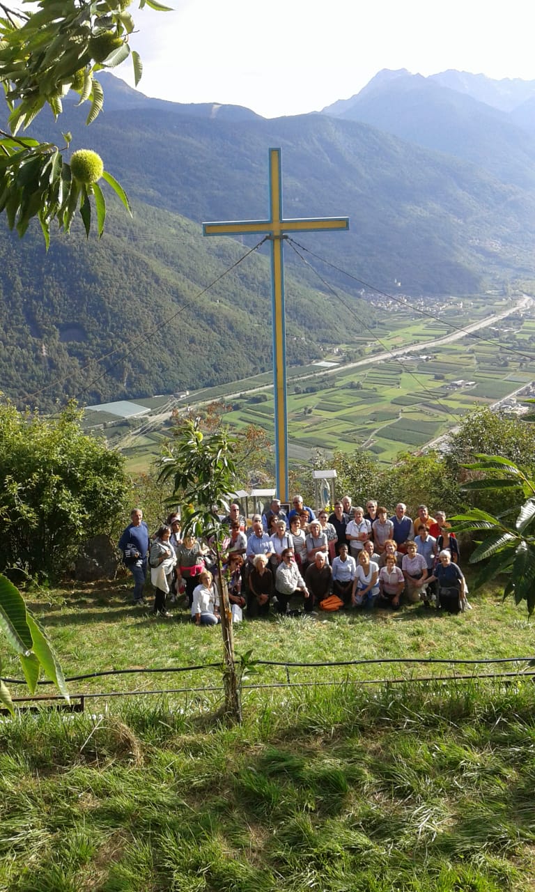 Via Crucis fino alla croce di Novaglia