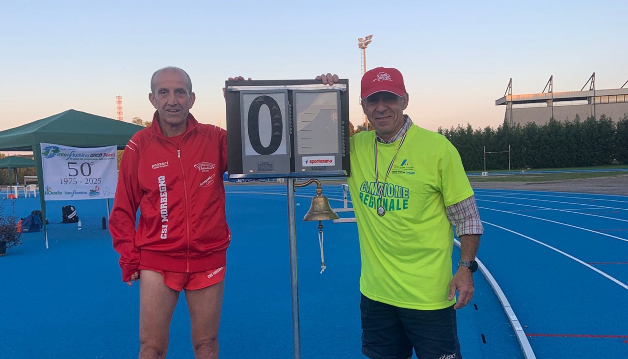 Regionali Master su pista: tre ori e un argento per gli atleti dalla provincia di Sondrio