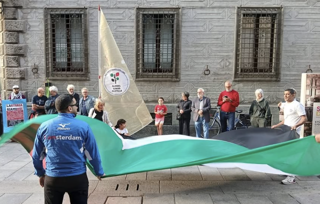 Global Sumud Flotilla: la provincia di Sondrio in presidio quotidiano per Gaza