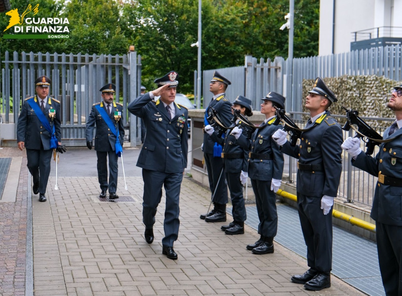 Cambio al vertice della Guardia di Finanza di Sondrio