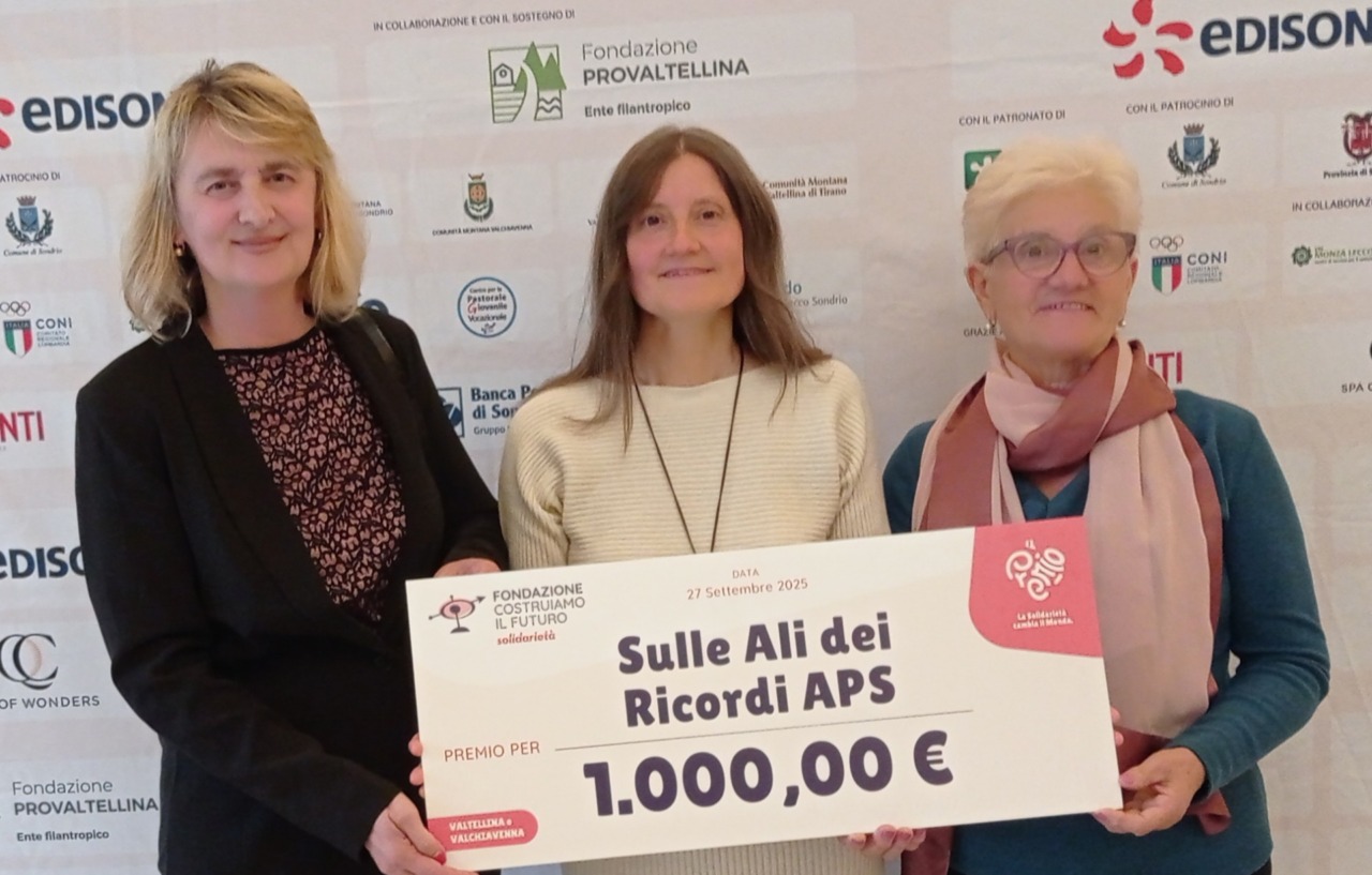 Premio Costruiamo il Futuro: riconoscimento a “Sulle Ali dei Ricordi” per il progetto sulla Gentilezza