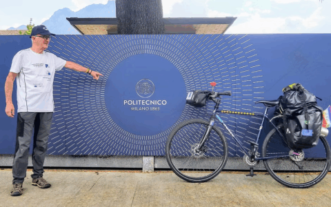 Partito il viaggio della bicicletta europea