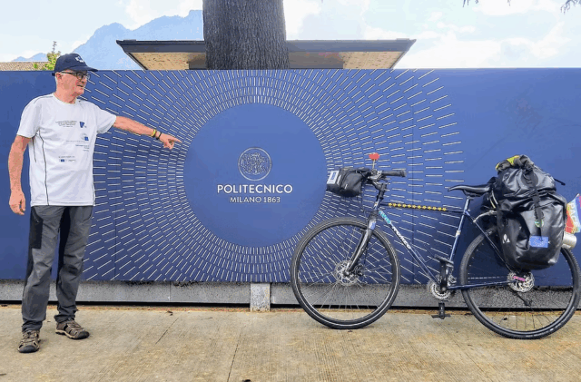 Partito il viaggio della bicicletta europea