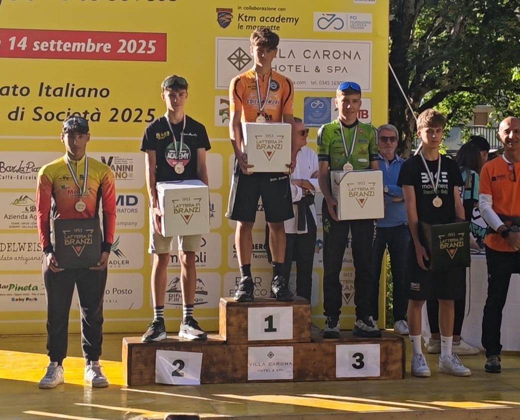 Melavì sugli scudi alla Finale del Campionato Italiano Giovanile di Società MTB