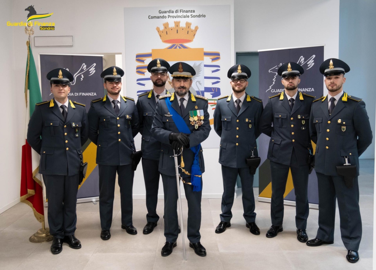 Sette nuovi finanzieri in servizio in Valtellina e Valchiavenna