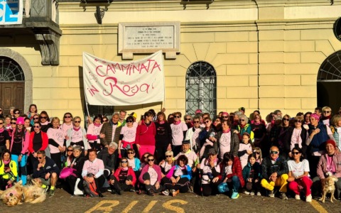 Domenica stupenda Camminata in Rosa organizzata dall’Associazione Amazzoni