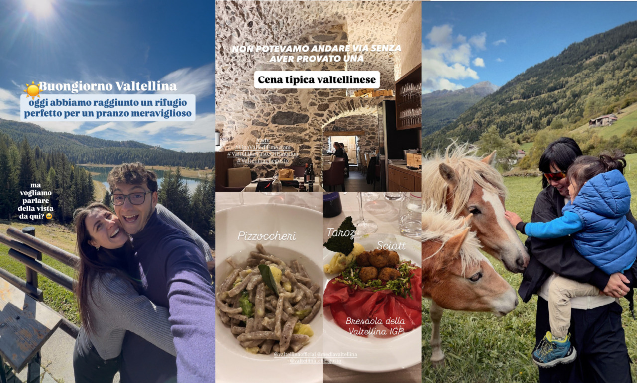 La Valtellina raccontata dai content creator: continua la campagna verso Milano Cortina 2026