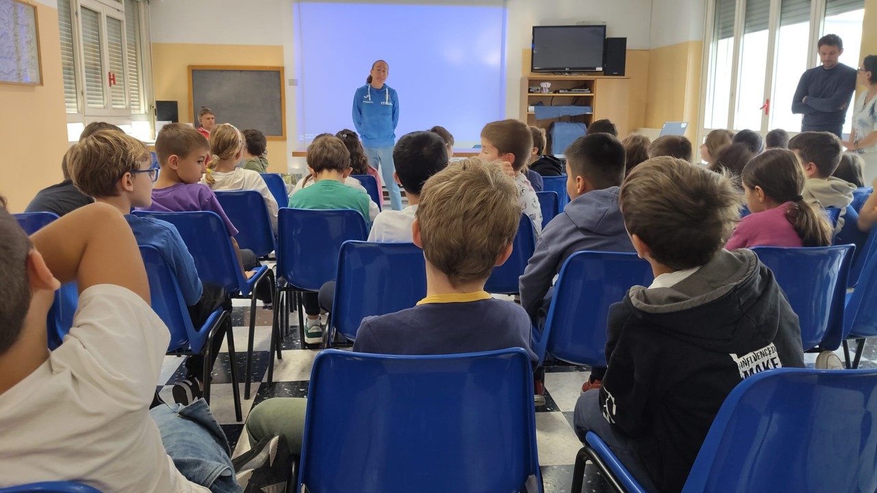 Sport e alimentazione alla Scuola “Damiani” con Alice Gaggi e Alessandro Lazzati