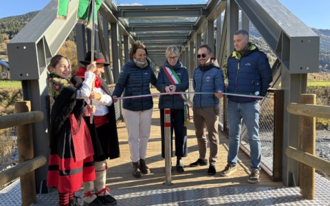 Consegnata la passerella sul Frodolfo