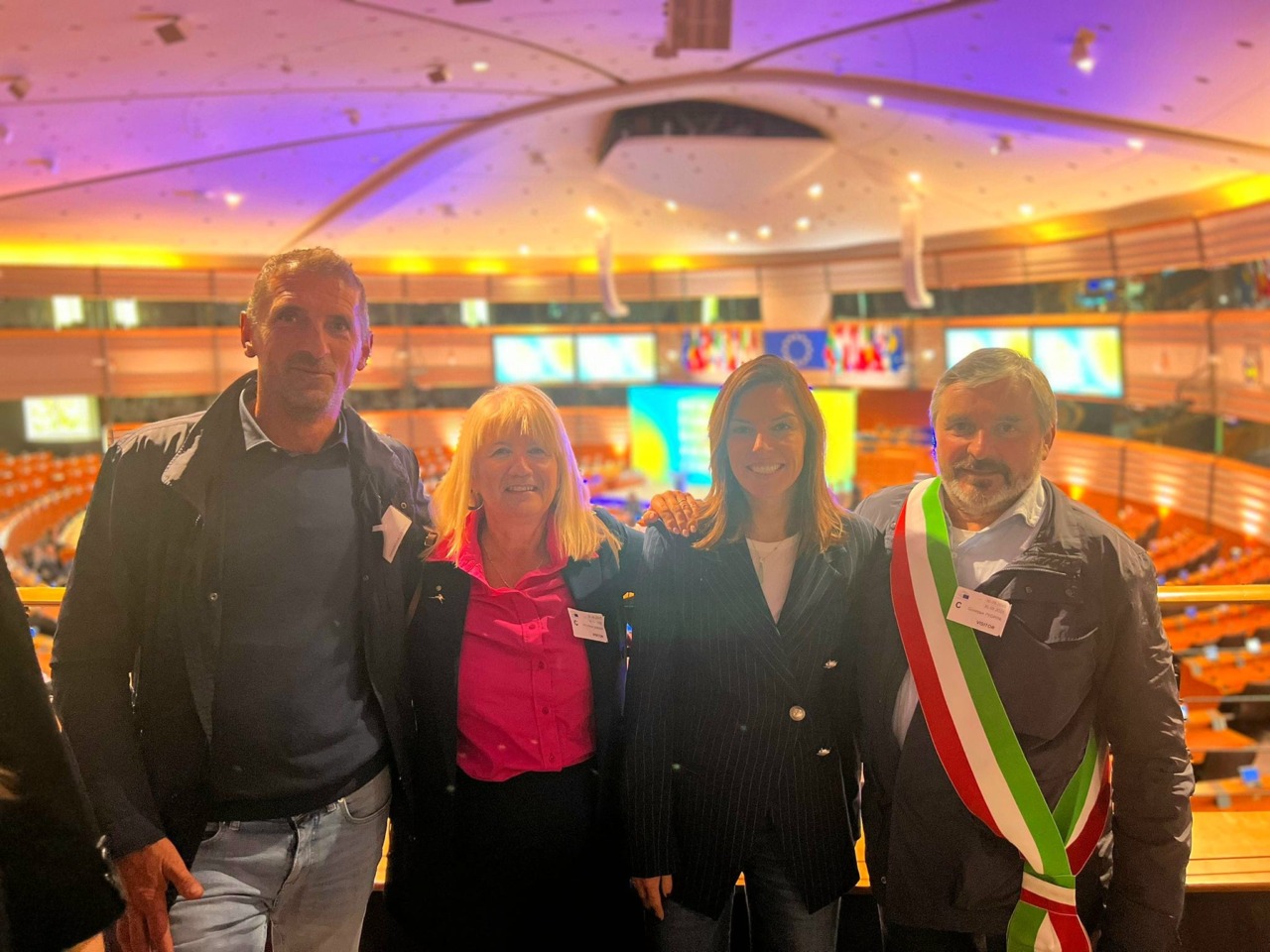 Gli amministratori della Lega in Valchiavenna visitano il Parlamento europeo