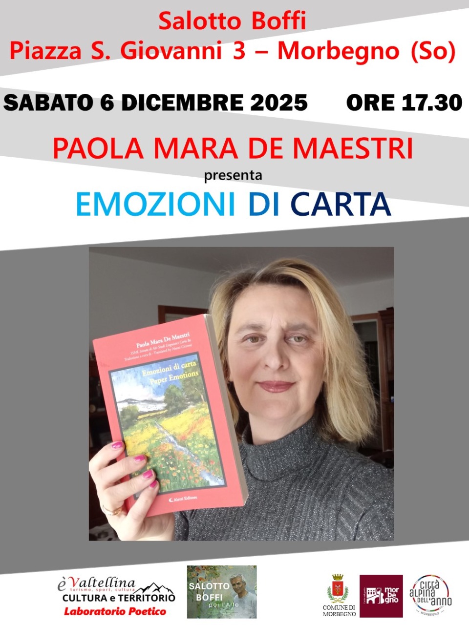 La poesia protagonista a Morbegno con “Emozioni di carta”