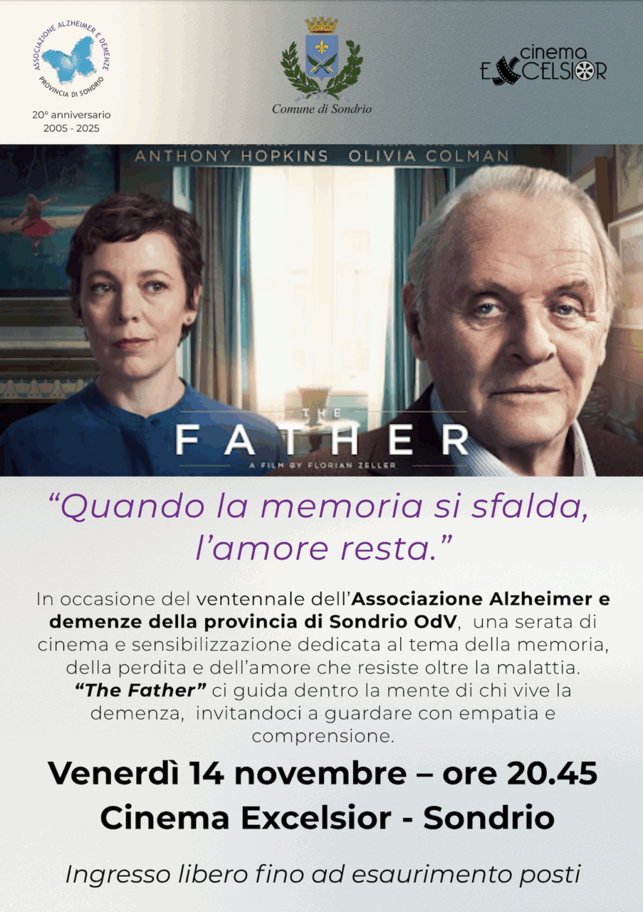 Al Cinema Excelsior una serata gratuita per parlare di memoria, cura e dignità