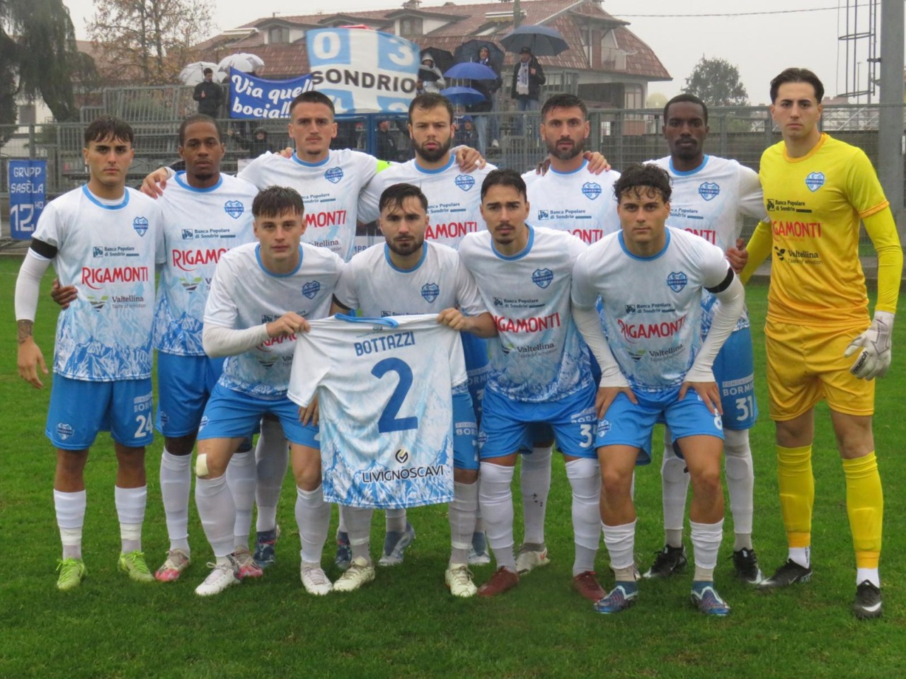 Nuova Sondrio sfortunata sotto la pioggia: a Ciserano arriva un ko che brucia