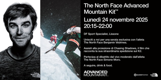 The North Face presenta “Chasing Shadows” il nuovo film che vede protagonista Benjamin Vedrines