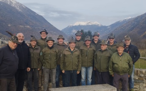 L’annuale pranzo degli Alpini è sempre una festa