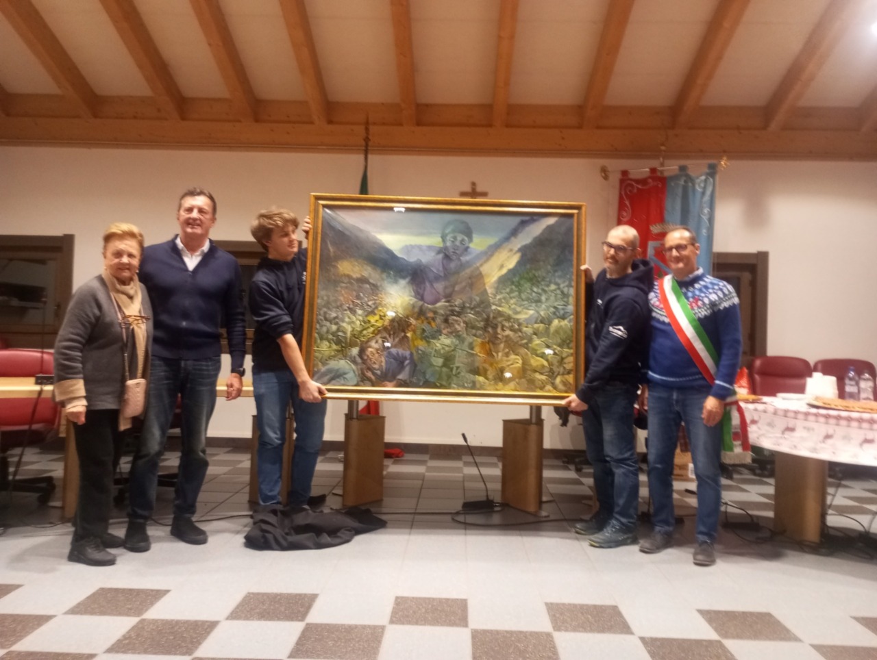 Opera del grande pittore Elvio Mainardi è stata donata al Comune