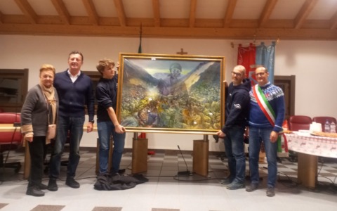 Opera del grande pittore Elvio Mainardi è stata donata al Comune