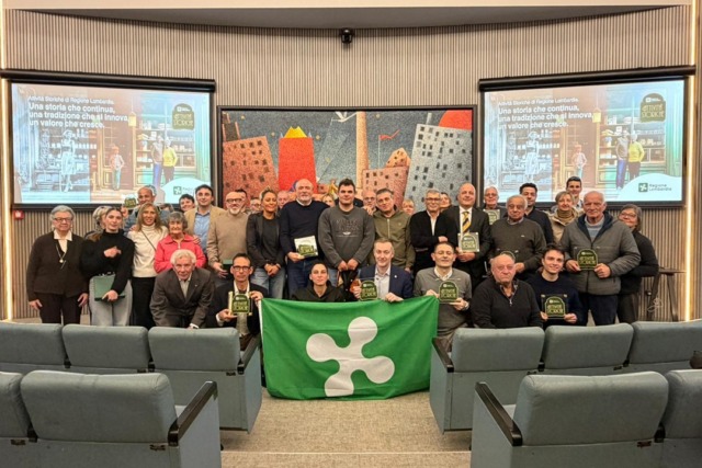 Imprese storiche della Valtellina premiate da Regione Lombardia per oltre 40 anni di attività
