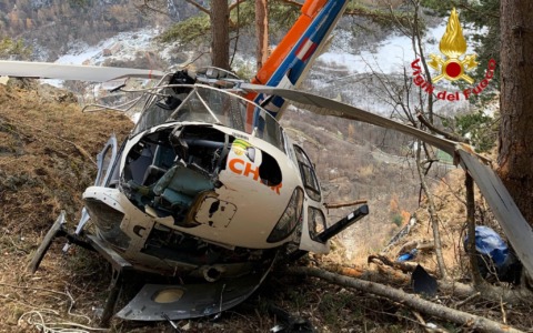 Elicottero caduto: morto un ragazzo di 29 anni – VIDEO e FOTO