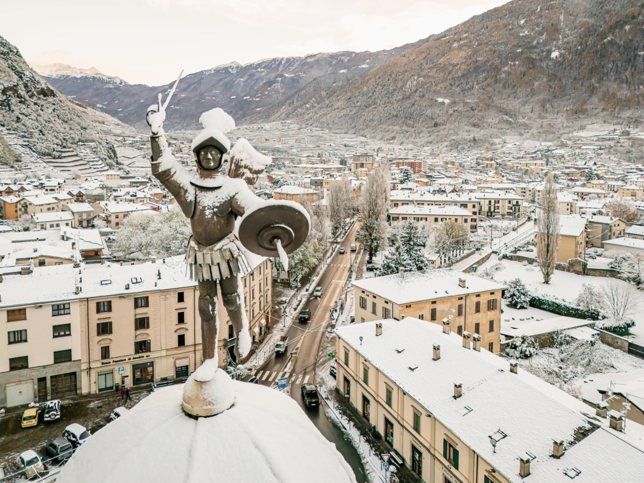 Il viaggio della Torcia Olimpica in Media Valle