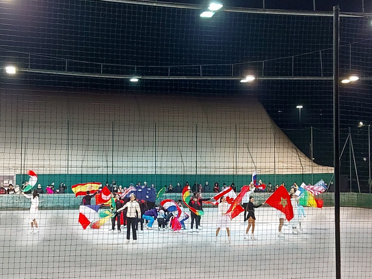 Emozione al Palaghiaccio per l’anteprima dello spettacolo “Aspettando le Olimpiadi”