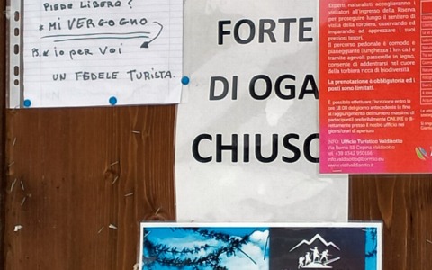 Forte di Oga, la chiusura si prolunga