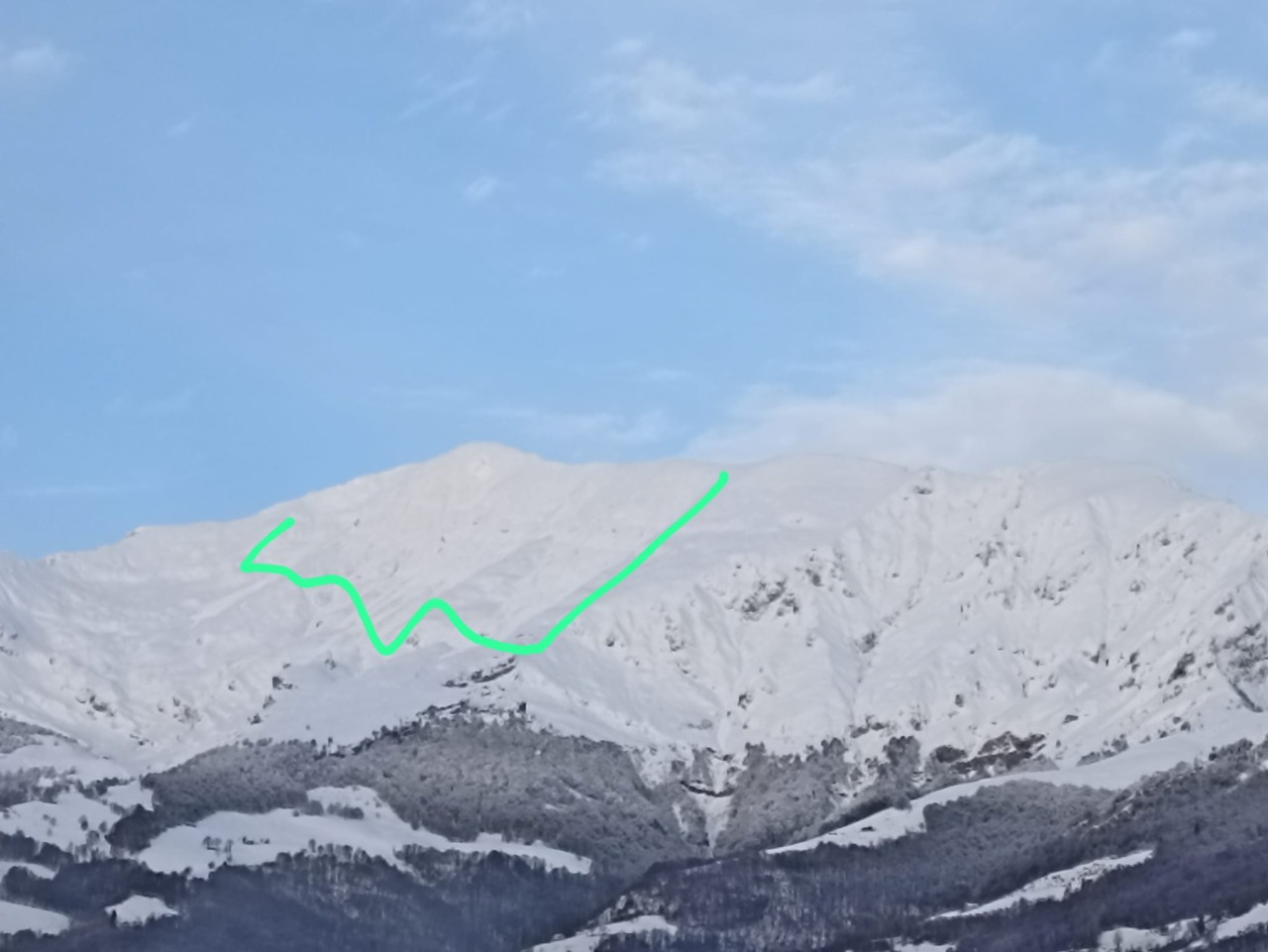 Si stacca una valanga, grande mobilitazione