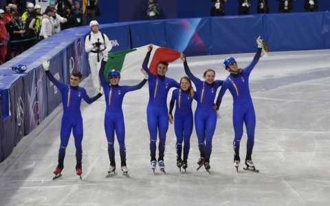 L’ITALIA E’ ORO NELLO SHORT TRACK