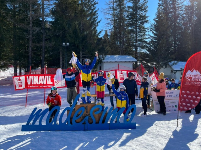 Circuito Schena Generali 2025/2026: 300 piccoli sciatori in gara a Madesimo
