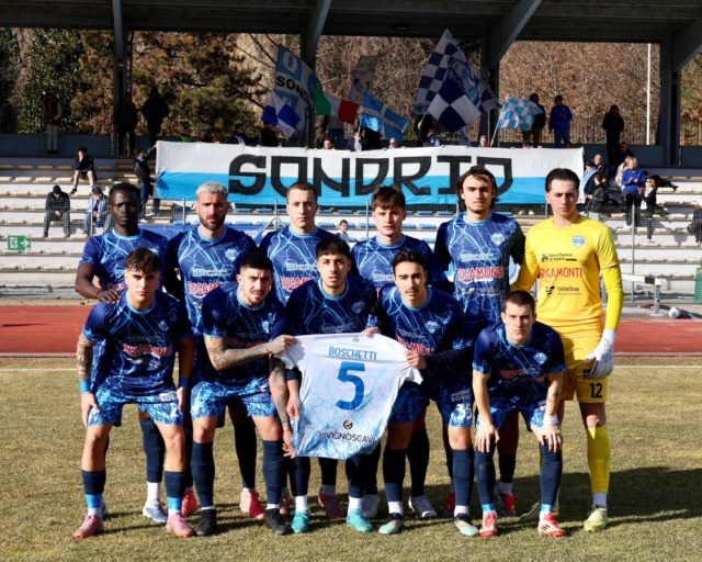 Poker della Nuova Sondrio alla Vogherese: 4-1 e sorpasso sul Pavia