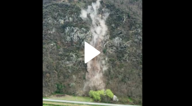 Frana sulla Statale 36: eseguiti i lavori di disgaggio, riaperta la strada