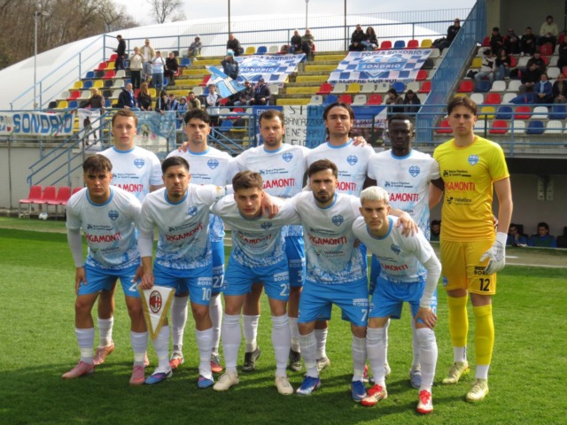 Nuova Sondrio, punto di carattere a Solbiate: 2-2 contro il Milan Futuro