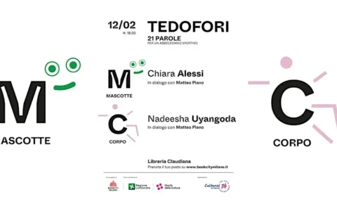 Tedofori – 21 parole per un abbecedario sportivo: gli appuntamenti di marzo verso Milano Cortina 2026 con BookCity Milano e Regione Lombardia