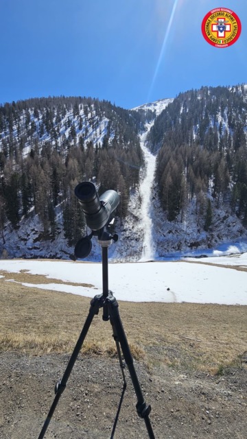 Bonifica di una valanga a Livigno