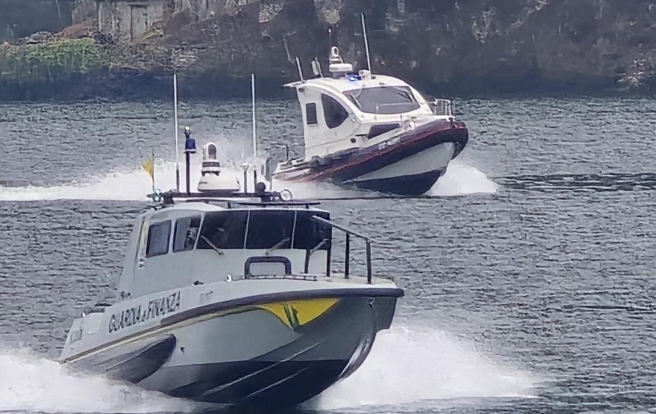 Maxi esercitazione congiunta sul Lago di Como