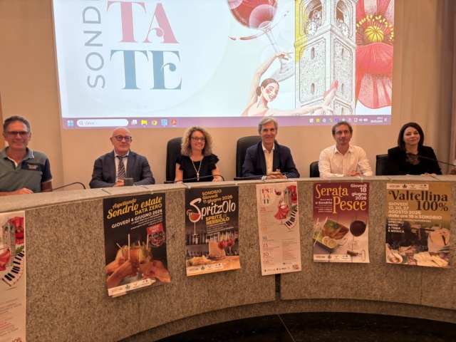 Presentato il cartellone di “Sondrio Estate 2026”