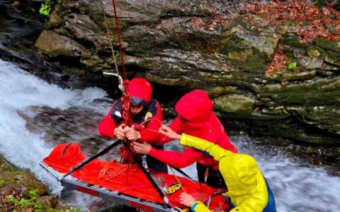 Il Soccorso alpino si esercita in Valgerola