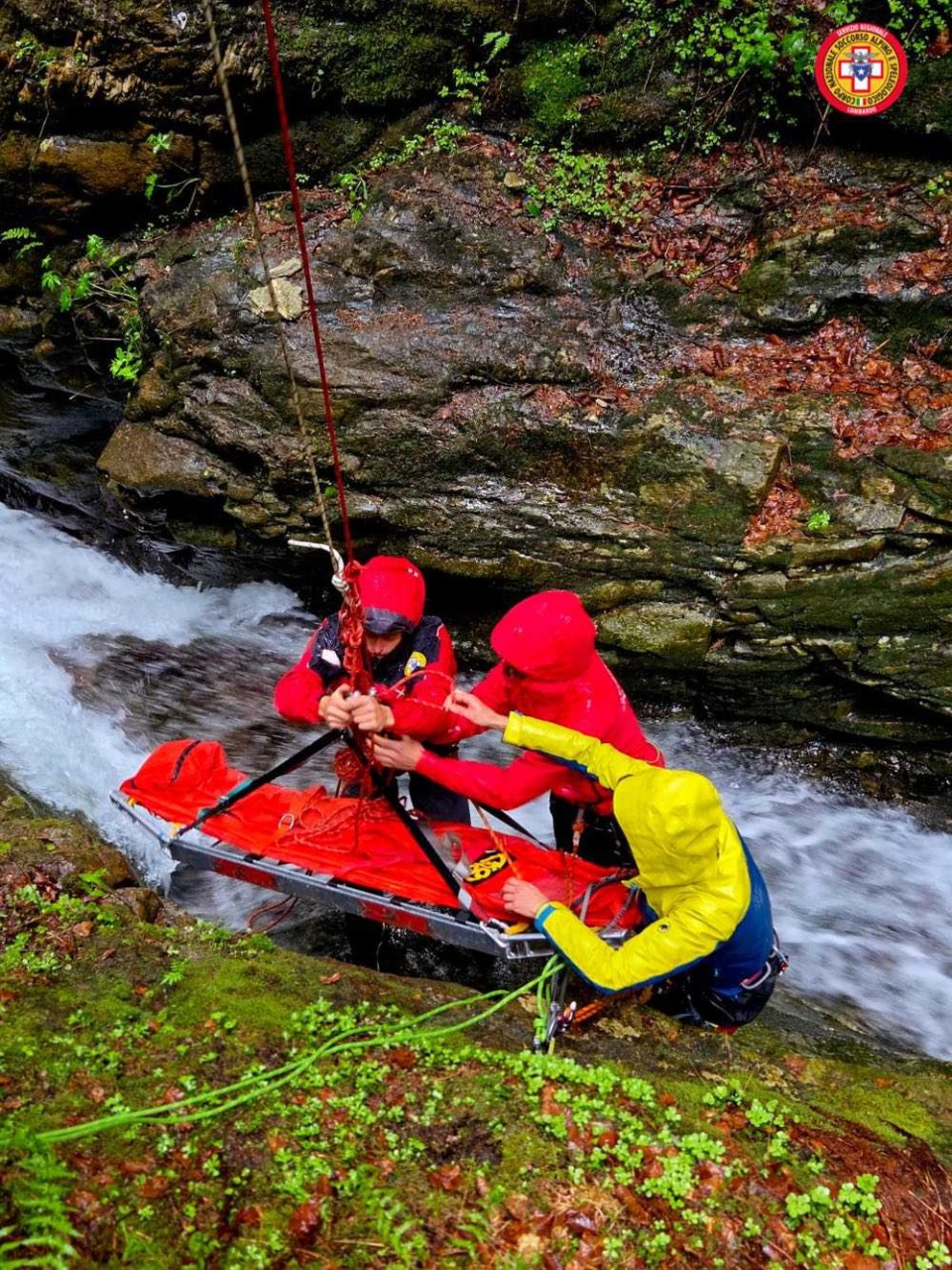 Il Soccorso alpino si esercita in Valgerola