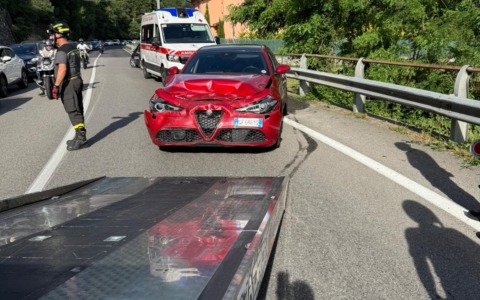 Frontale a Sorico, quattro persone coinvolte
