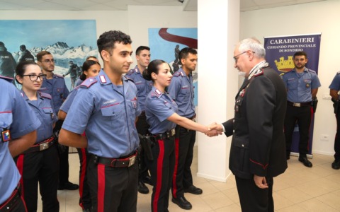 In Valle ci sono 14 nuovi carabinieri e 3 nuovi marescialli