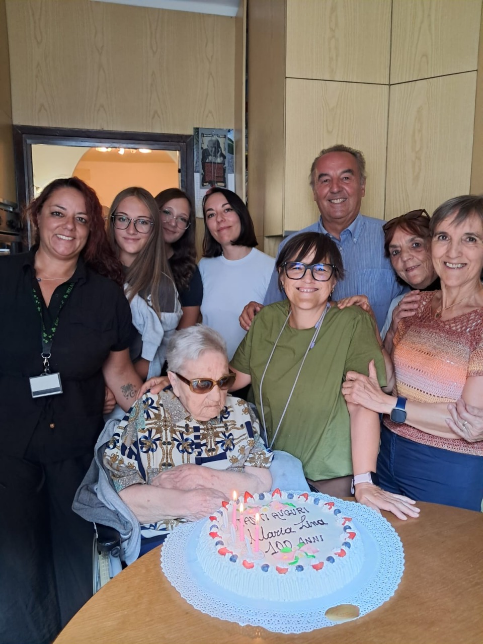 Il paese intero ha celebrato i 100 anni della storica maestra Maria Lina Apollonio Ricetti