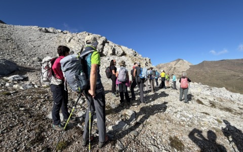 Il CAI Valfurva ha organizzato un’escursione al Monte Cotschen