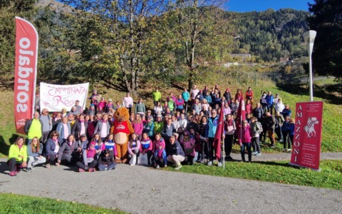 Camminata in rosa… fino a Lovero
