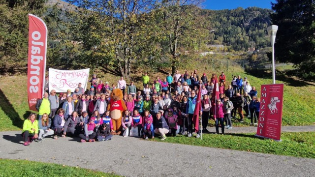 Camminata in rosa… fino a Lovero