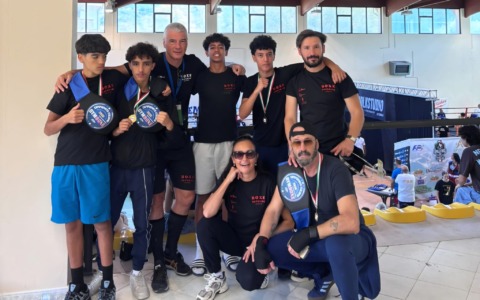 Gym boxe, tre ori e un bronzo per Boxe Inferno