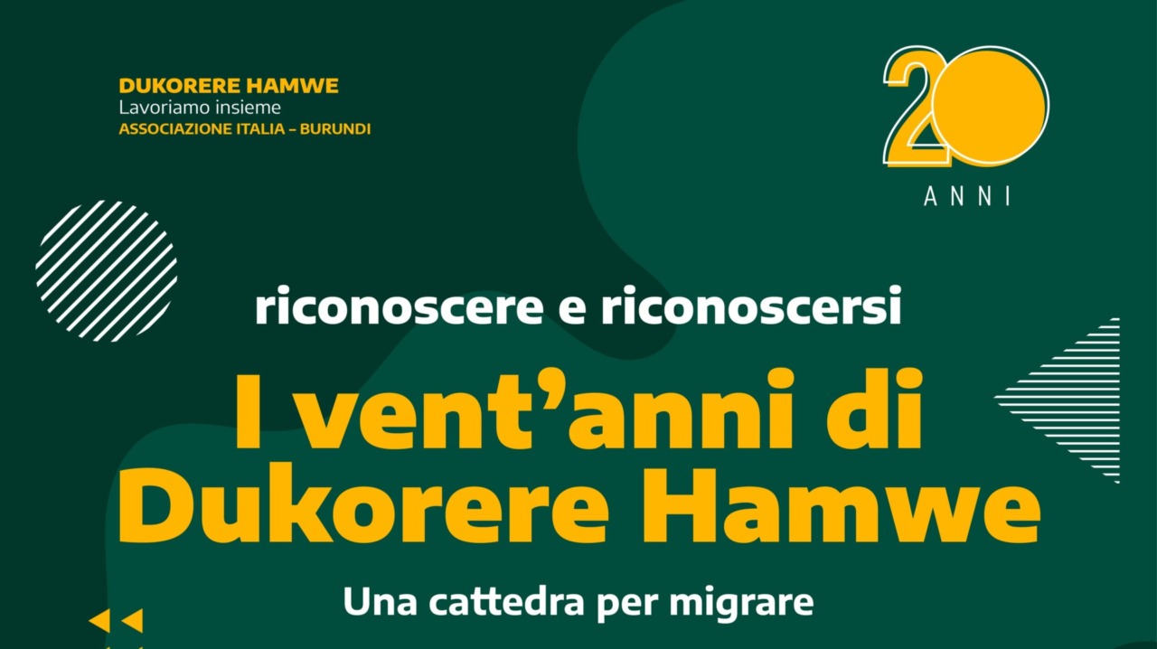 Dukorere Hamwe compie vent’anni