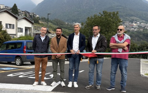 Mossini, inaugurato il nuovo parcheggio