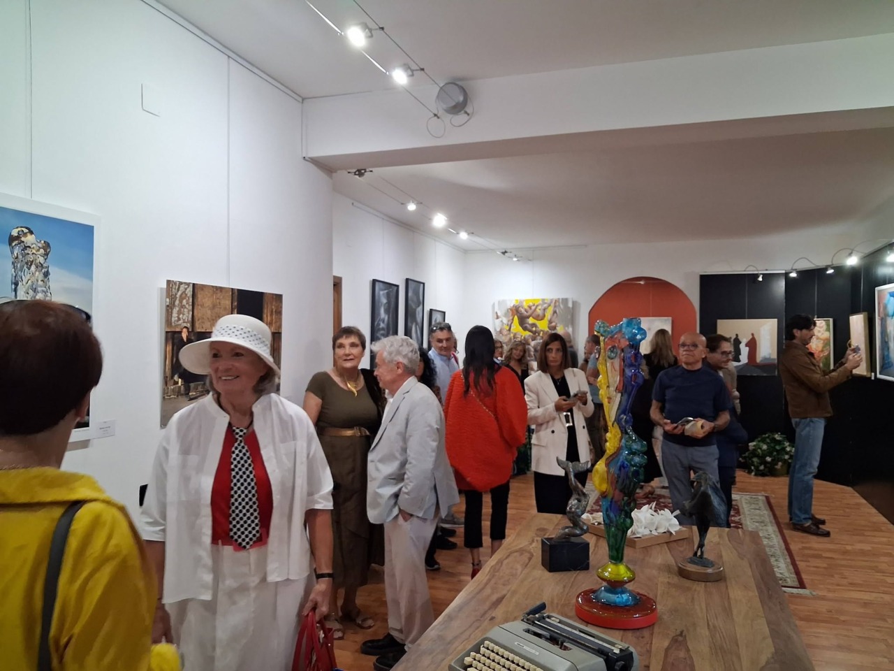 Anna Galanga ha portato le sue opere in due rassegne artistiche di Roma e Palermo